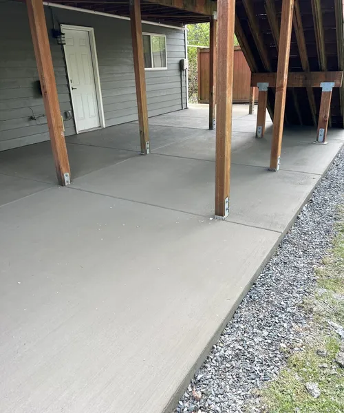 Broom Finish Patio And Sport Court Slab in Bothell 